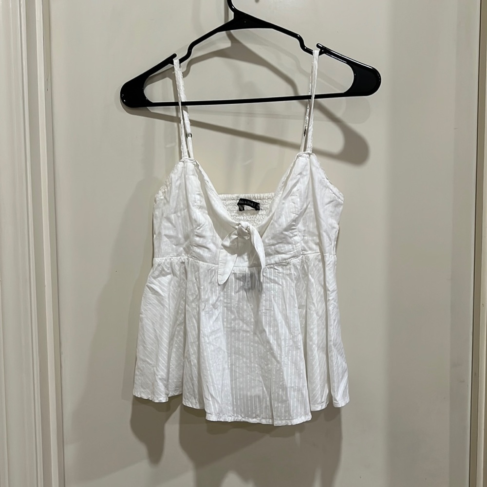 Abercrombie & Fitch White Tank top